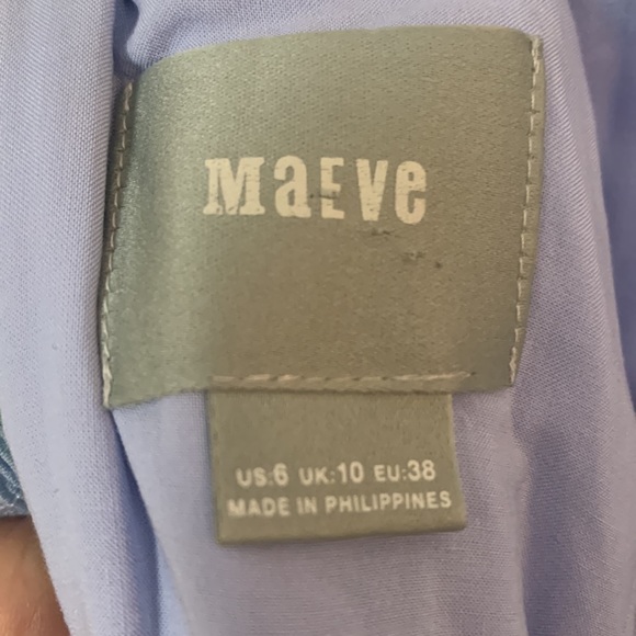 Anthropologie Maeve strapless romper - size 6 - Picture 8 of 8